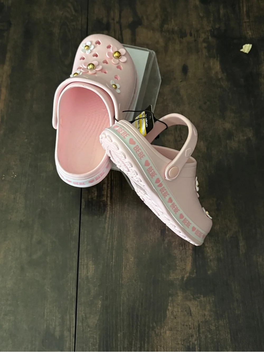 Girls Clog Sandals by‎ bebe Blush Size 12 New With Tags